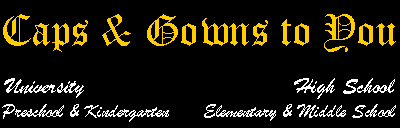 cap and gowns logo